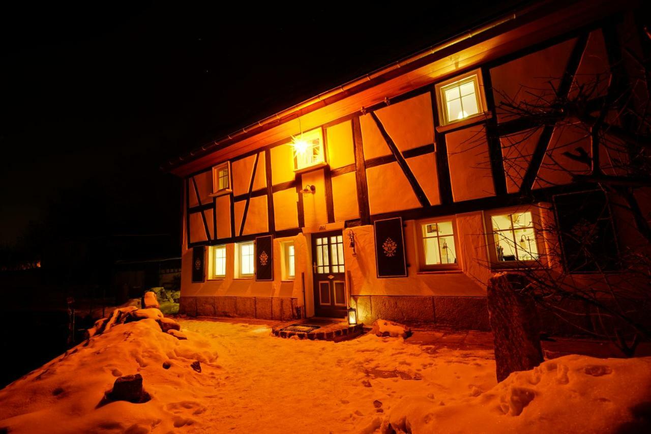 Goldbachhaeuschen Villa Olbersdorf Exteriör bild